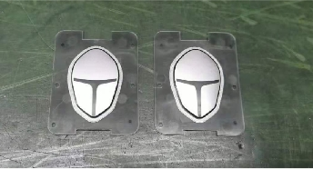 Spray painted and electroplated products